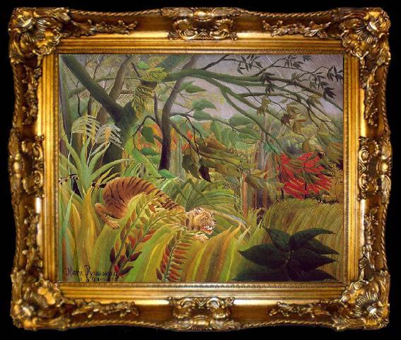 framed  Henri Rousseau Surprise, ta009-2